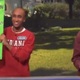 Julian Batts, left, and another contestant on Wheel of Fortune.
Youtube screenshot